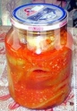 Пържени чушки с доматен сос