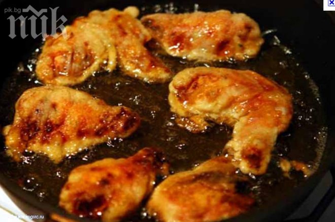 Пикантни пилешки бутчета в тесто