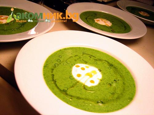 Диетична супа от зелен лук