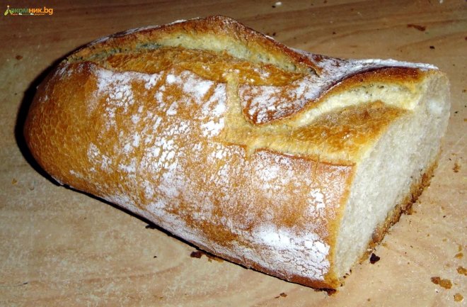 Френски селски хляб с кисела закваска
