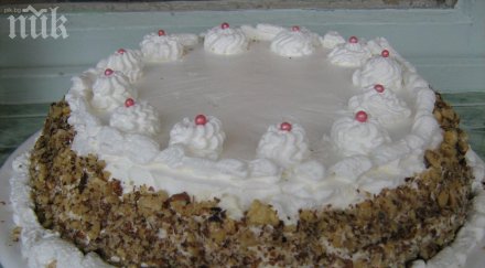Торта с маскарпоне и нутела