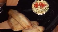 Филе от бяла риба с кускус и карфиол