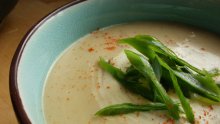 Крем супа с картофи, карфиол и гъби