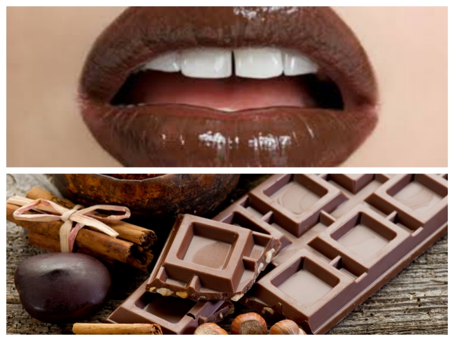 Шоколадът лекува устните 