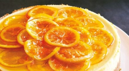 Кекс с портокали и извара