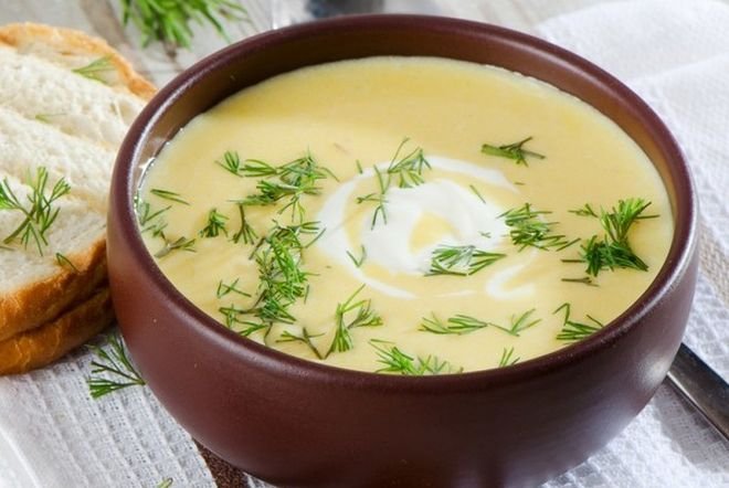 Крем супа от карфиол и грах