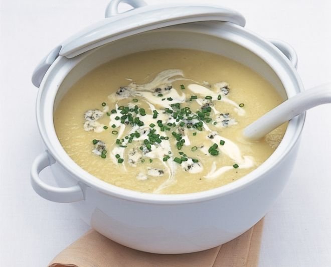 Крем супа с карфиол и рокфор
