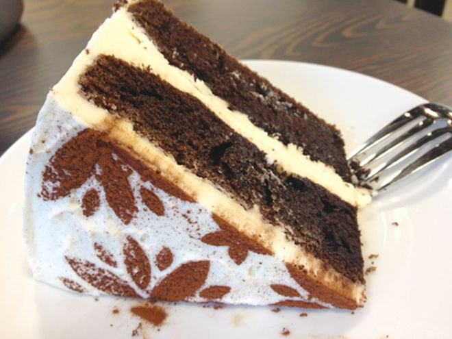 Торта с бял шоколад
