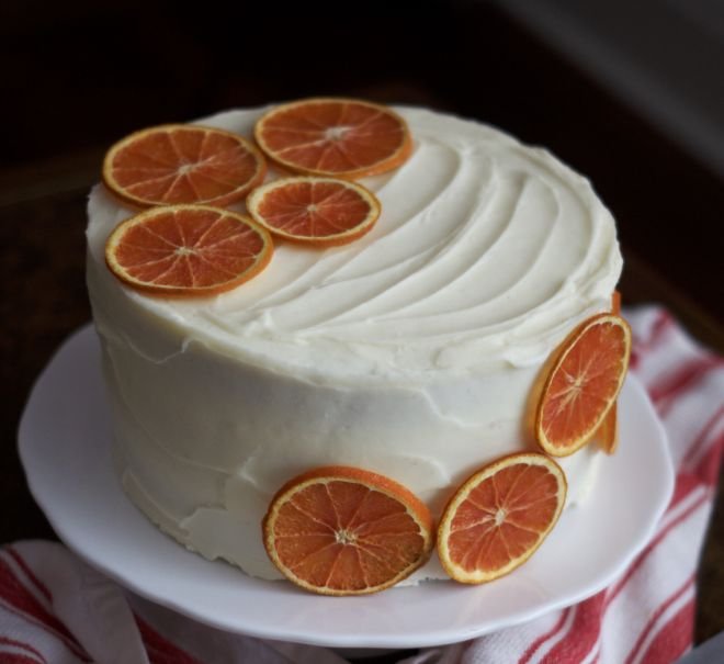 Торта йогурт с портокали